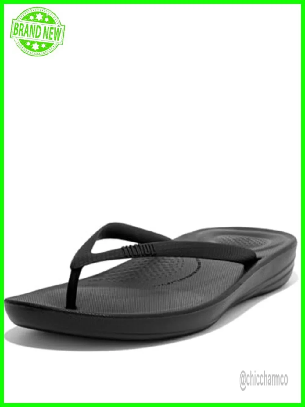 Ergonomic Rubber Flip Flops with Slip-Resistant Sole
